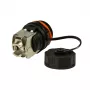 LogiLink Professional Cat.6A STP Keystone Jack RJ45, IP68 Industrial Outdoor, gereedschapsvrij, zinkdrukgieterij, zwart