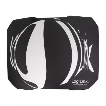 LogiLink Q1 Mate gaming muismat XL – microweefsel, antislip rubberen basis, gestikte randen, zwarte bureaumat