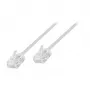 LogiLink Slim High-Flex Cat.6A U/UTP patchkabel, wit, 1 m