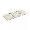 LogiLink tafelblad, 3-delig verdeeld, 1200x600 mm, natuurbout