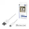 Logilink UA0199 Lightning-kabel, MFI-gecertificeerd, USB-A naar Lightning 8-pins, wit, 1m (snel laden & synchroniseren)