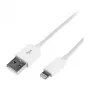 Logilink UA0199 Lightning-kabel, MFI-gecertificeerd, USB-A naar Lightning 8-pins, wit, 1m (snel laden & synchroniseren)