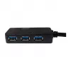 LOGILINK UA0262 USB 3.0 actieve verlengkabel, USB-A male naar 4x USB-A female, 10m, zwart