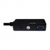 LOGILINK UA0262 USB 3.0 actieve verlengkabel, USB-A male naar 4x USB-A female, 10m, zwart