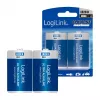 LogiLink Ultra Power alkaline D-batterij LR20 2-pack blister