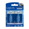 LogiLink Ultra Power alkaline D-batterij LR20 2-pack blister