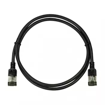 LogiLink Ultraflex SlimLine Cat6a S/FTP patchkabel, 2m, zwart (CQ9053S)
