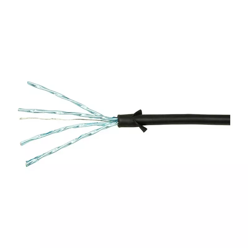 LogiLink Ultraflex SlimLine Cat6a S/FTP patchkabel, 2m, zwart (CQ9053S)
