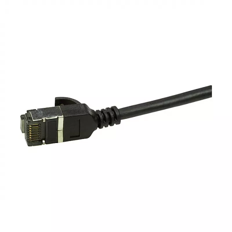 LogiLink Ultraflex SlimLine Cat6a S/FTP patchkabel, 2m, zwart (CQ9053S)