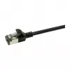 LogiLink Ultraflex SlimLine Cat6a S/FTP patchkabel, 2m, zwart (CQ9053S)