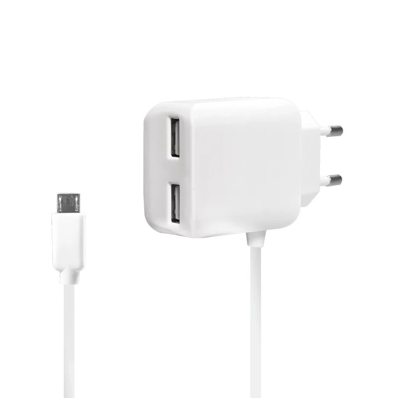 LogiLink universele wand-USB-oplader - voeding - 2,1 A - 2 uitgangen (USB)