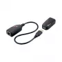 LOGILINK USB 2.0 Cat.5 extender, 50 m, pigtail, zwart