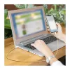 LogiLink USB 2.0 Type-C kabel, A/M naar C/M, 480 Mbps, 60W, nylon, geel, 0,5 m