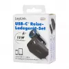 Logilink USB-A/C laadkit, 15 W, elk 1x USB-A, 1x USB-C, zwart