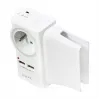 LogiLink USB-A wandoplader 10,5 W, 2 poorten, met laadstation, wit