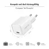 LogiLink USB-C-opladers 20 W GaN, 1 poort, USB Power Delivery, Wit