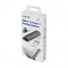 LogiLink UA0385 USB-C dockingstation, 7 poorten, USB 3.2 Gen1, PD, 4K HDMI, SD/microSD, 3,5 mm, voor iPad, aluminium