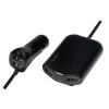 Logilink USB-autolader, 2+2 poorten, 24 W, zwart
