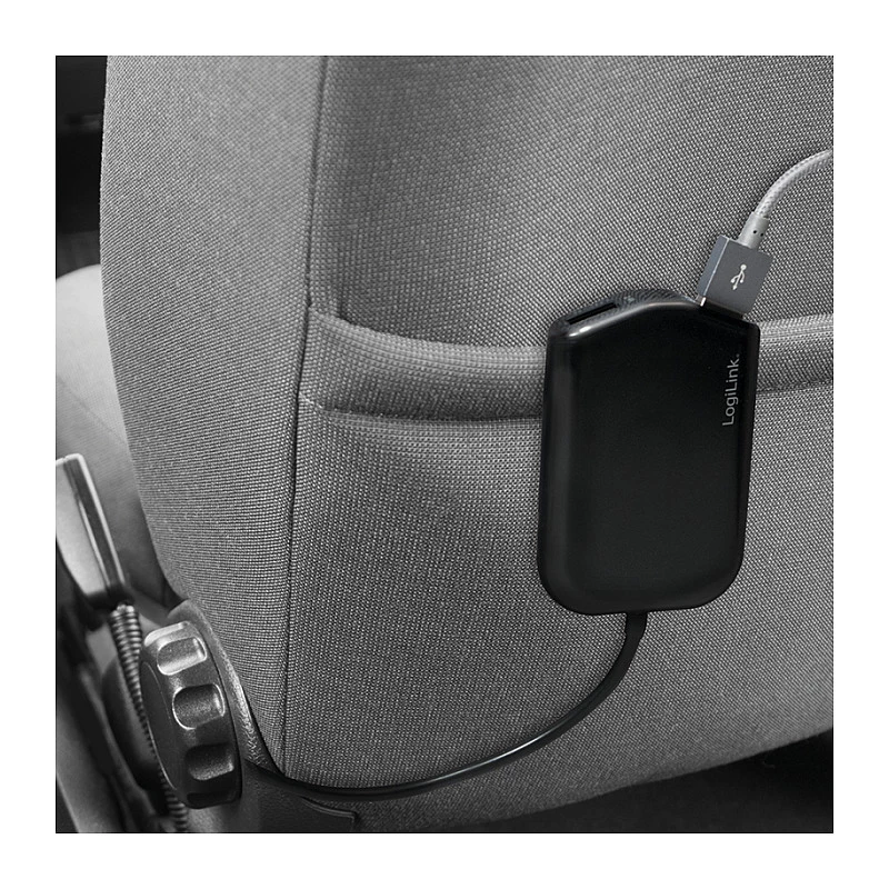 Logilink USB-autolader, 2+2 poorten, 24 W, zwart