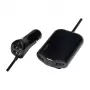 Logilink USB-autolader, 2+2 poorten, 24 W, zwart