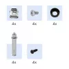Logilink WB0011 19 inch 1U rack voor onderbouw- of wandmontage, zwart