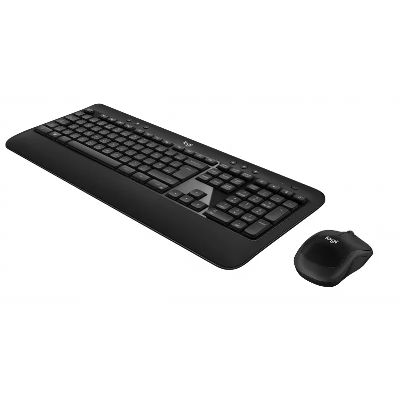 Logitech Advanced Combo draadloze toetsenbord- en muisset - zwart