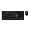 Logitech Advanced Combo draadloze toetsenbord- en muisset - zwart