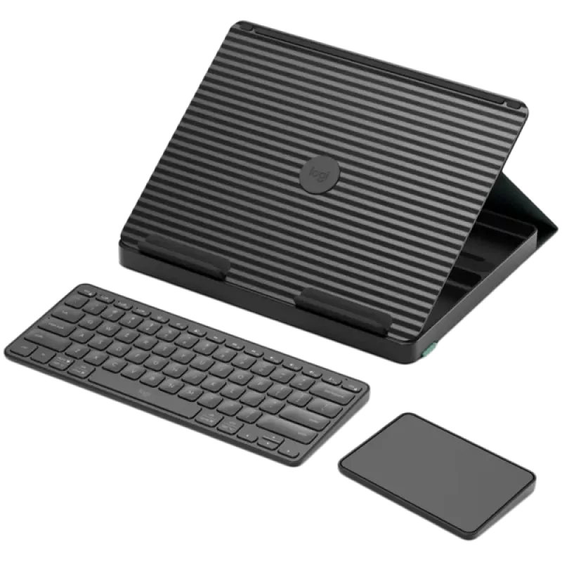 Logitech Casa Pop-Up Desk - Draagbare Toetsenbord- en Touchpad-set