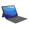 Logitech Combo Touch toetsenbordhoes met trackpad voor iPad Pro 12.9 (5e gen.), Pan Nordic-indeling, Oxford Gray