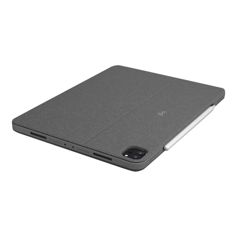 Logitech Combo Touch toetsenbordhoes met trackpad voor iPad Pro 12.9 (5e gen.), Pan Nordic-indeling, Oxford Gray