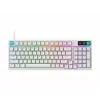 Logitech G316 X 98 Compact mechanisch gaming-toetsenbord, GX Brown Tactile, LIGHTSYNC RGB, wit, Duitse layout