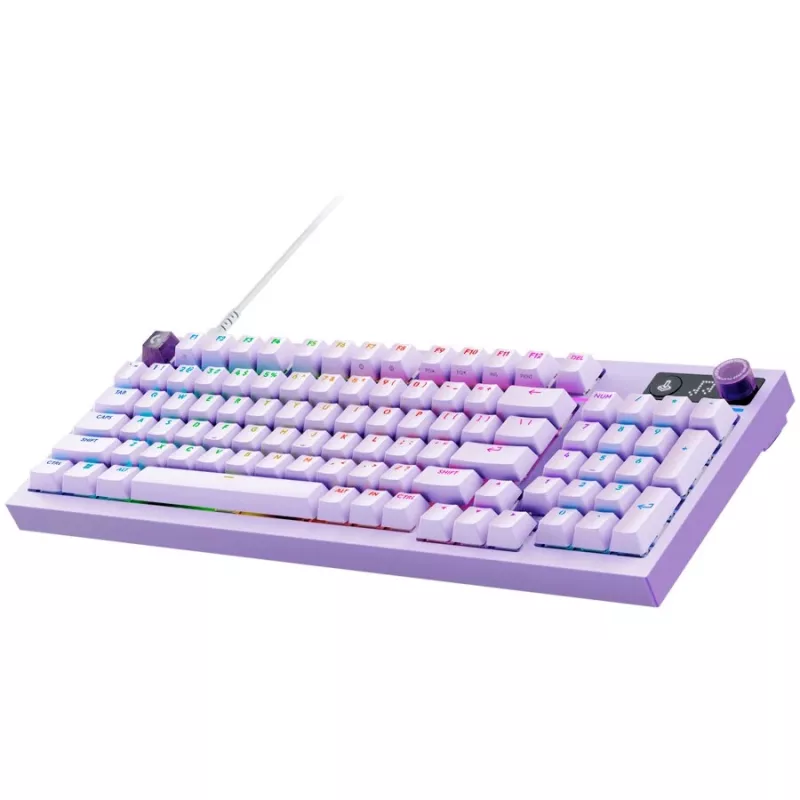 Logitech G316 X 98 bedrade gaming-toetsenbord - lila - US International - tactiele switches
