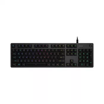 Logitech G512 Carbon mechanisch gaming-toetsenbord - GX Brown tactile, LIGHTSYNC RGB, USB-passthrough, vliegtuigaluminium, volledig formaat