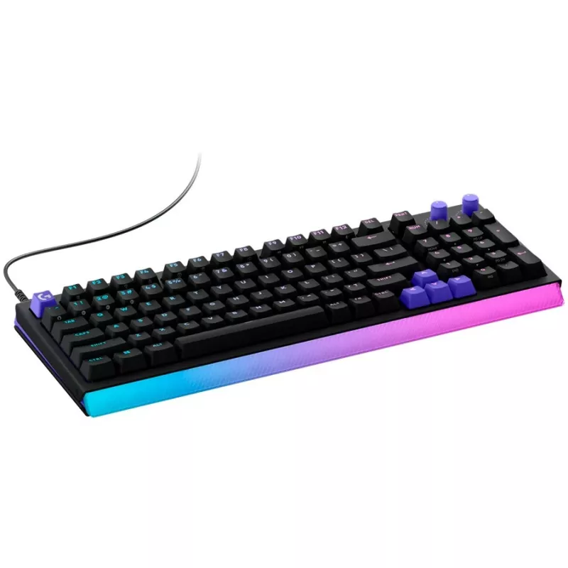 Logitech G512 X 98 bedrade gaming-toetsenbord - zwart, US International, GX Linear mechanisch, RGB LIGHTSYNC
