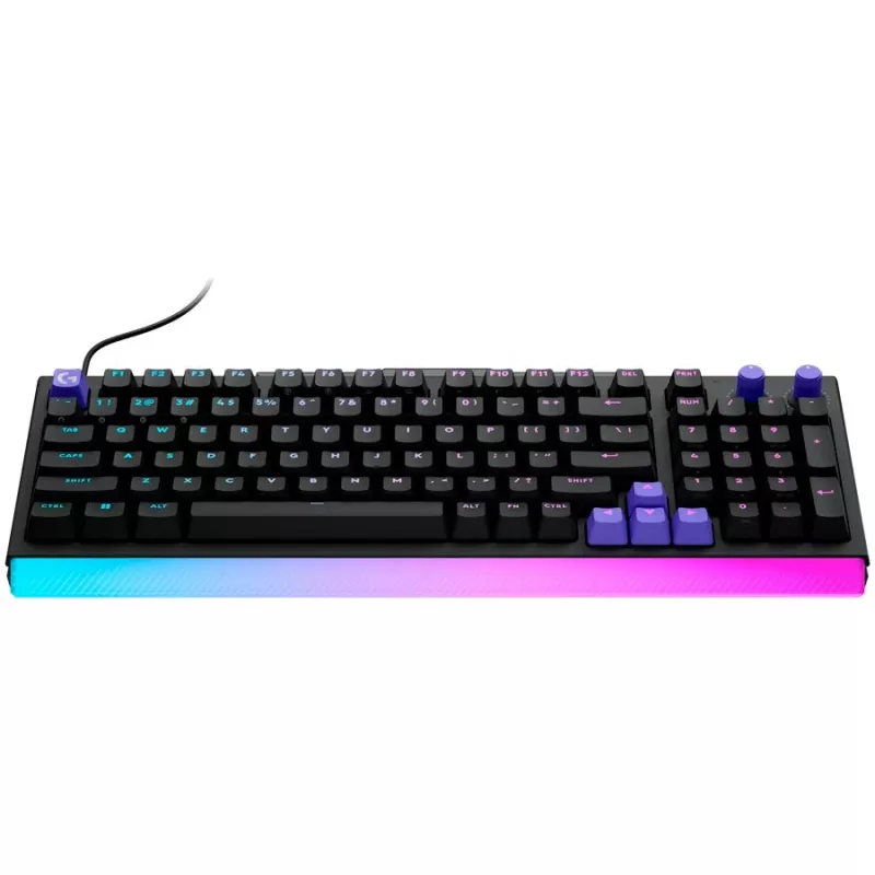 Logitech G512 X 98 bedrade gaming-toetsenbord - zwart, US International, GX Linear mechanisch, RGB LIGHTSYNC