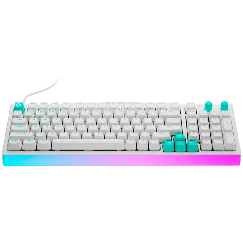 LOGITECH G512 X 98 Bedraad Gaming Toetsenbord - Wit - US International - USB - Tactile (GX Brown)