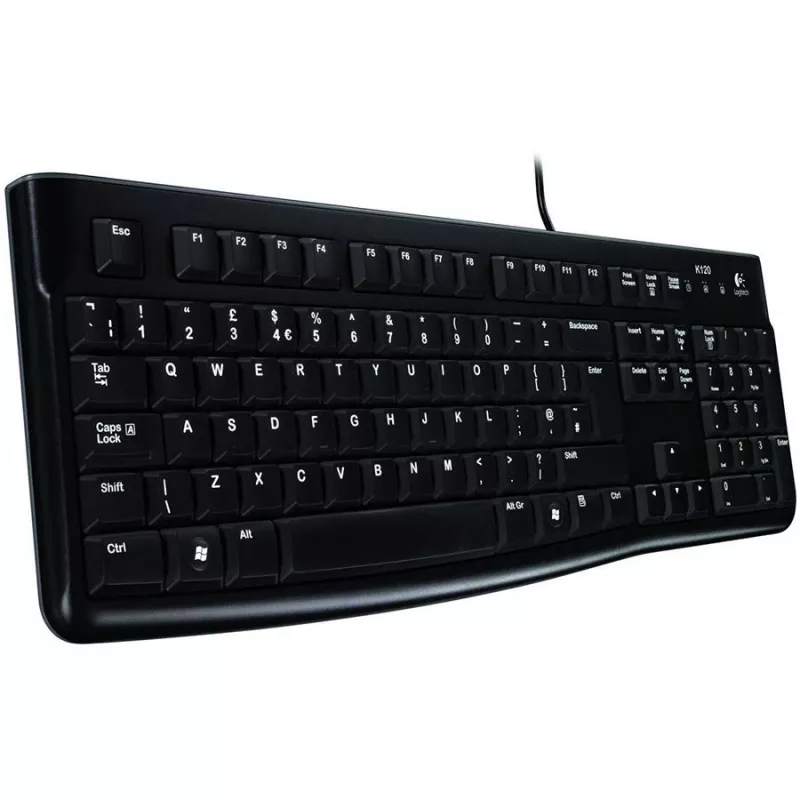 Logitech K120 for Business USB-toetsenbord, bedraad, volledig formaat, zwart