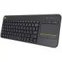 Logitech K400 Plus draadloos touch-toetsenbord - zwart