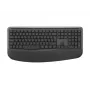 Logitech MK880 For Business Draadloze toetsenbord- en muisset - Grafiet - US International - 2,4GHz/BT