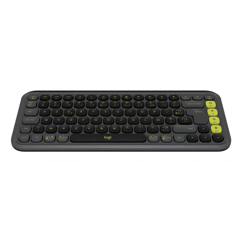 Logitech POP ICON KEYS Graphite Frans AZERTY Draadloos Mechanisch Toetsenbord