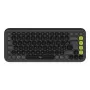 Logitech POP ICON KEYS Graphite Frans AZERTY Draadloos Mechanisch Toetsenbord