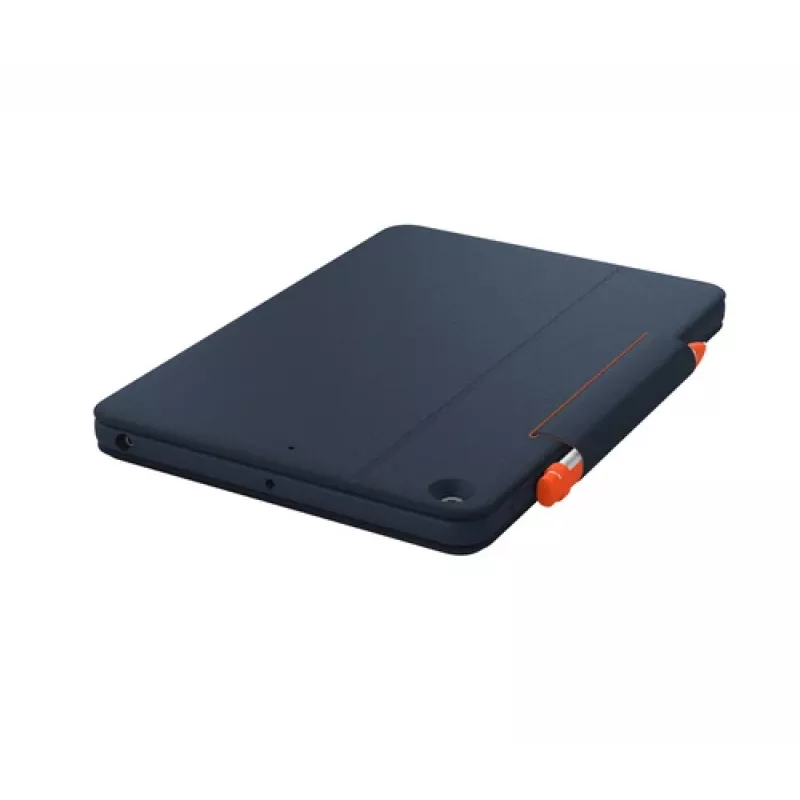 Logitech Rugged Combo 3 Touch for Education - Toetsenbord- en Folio-Case - met trackpad - Apple Smart Connector - AZERTY - Frans - Classic Blue - voor onderwijsinstellingen - voor Apple 10,2-inch iPad