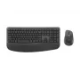 Logitech Signature Comfort Plus Combo MK880 for Business - toetsenbord- en muisset - full size - met LED-accu-indicator - draadloos - USB-C, Bluetooth LE - QWERTZ - Duits - grafiet
