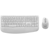 Logitech Signature Comfort Plus MK880 draadloze combo - off-white - US International - Bluetooth - Logi Bolt