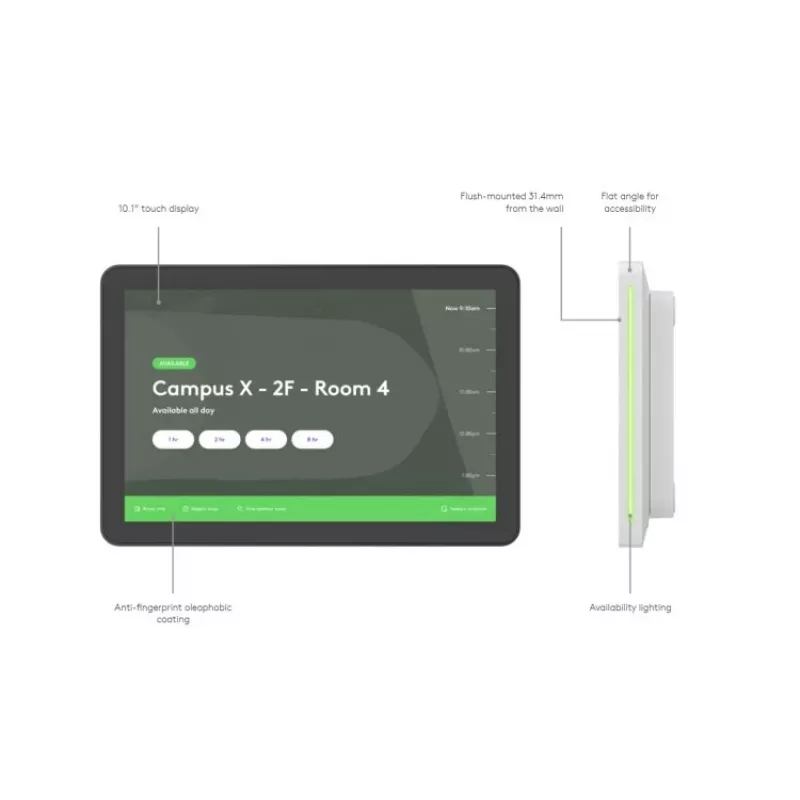 Logitech Tap Scheduler 952-000091 vergaderruimte touch-controller 10,1 inch IPS 400 cd/m² grafiet