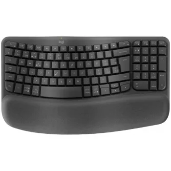 Logitech Wave Keys and Lift Combo – ergonomische draadloze toetsenbord- en verticale muisset, grafiet