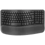 Logitech Wave Keys and Lift Combo – ergonomische draadloze toetsenbord- en verticale muisset, grafiet