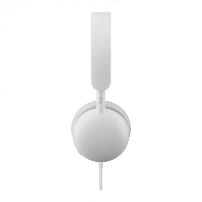Logitech Zone Wired 2 on-ear USB-C headset met ruisonderdrukkende beugelmicrofoon, off-white