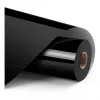 LOKLiK permanent hechtende vinylfolie glanzend zwart 30,5 x 180 cm (12 inch x 6 ft) - 1 rol