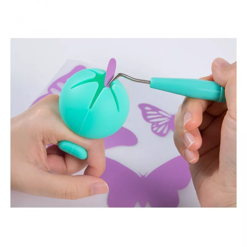 LOKLiK Weeding Tools bundel SG-GJ-0016-US-L-B2B - 4-delige set in metallic turquoise voor vinyl